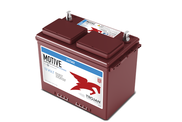Trojan 24TMX 12V Flooded Deep Cycle Battery, Group 24