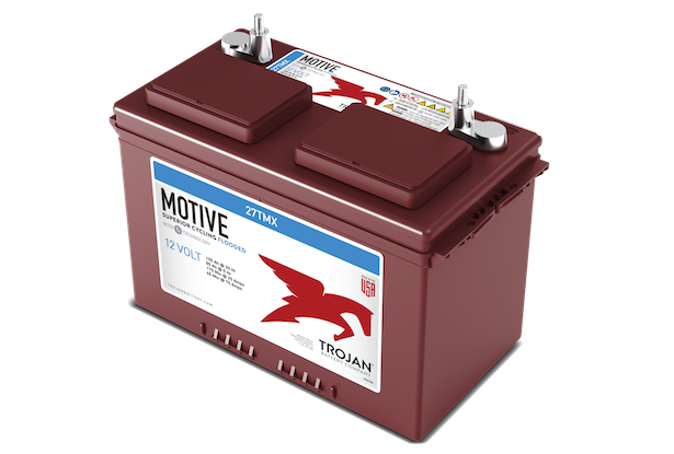 Trojan 27TMX 12V Flooded Deep Cycle Battery, Group 27