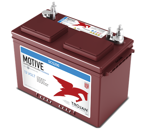 Trojan SCS200 12V Flooded Deep Cycle Battery, Group 27