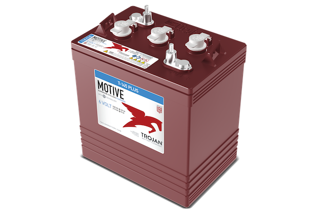 Trojan T-145 Plus 6V Flooded Deep Cycle Battery, Group GC2H