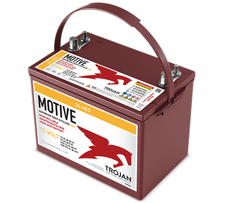Trojan 24-AES 12V AES AGM Deep Cycle Battery, Group 24