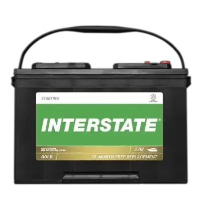 Interstate 27M-XHD 12V Group 27M Starting Marine Battery – 800 CCA