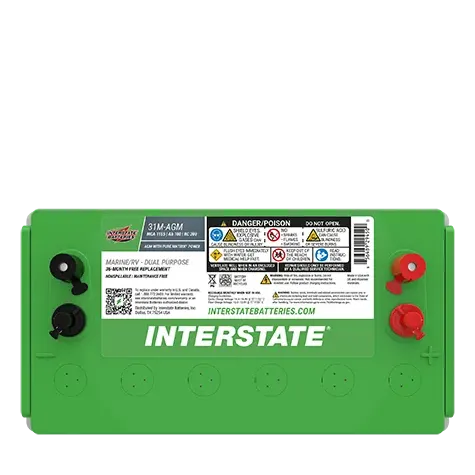 Interstate 31M-AGM 12V Group 31M AGM Dual Purpose Marine Battery – 925 CCA – image 2