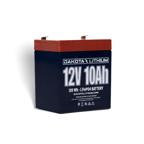 Dakota Lithium 12V 10Ah Mini Deep Cycle LiFePO4 Battery