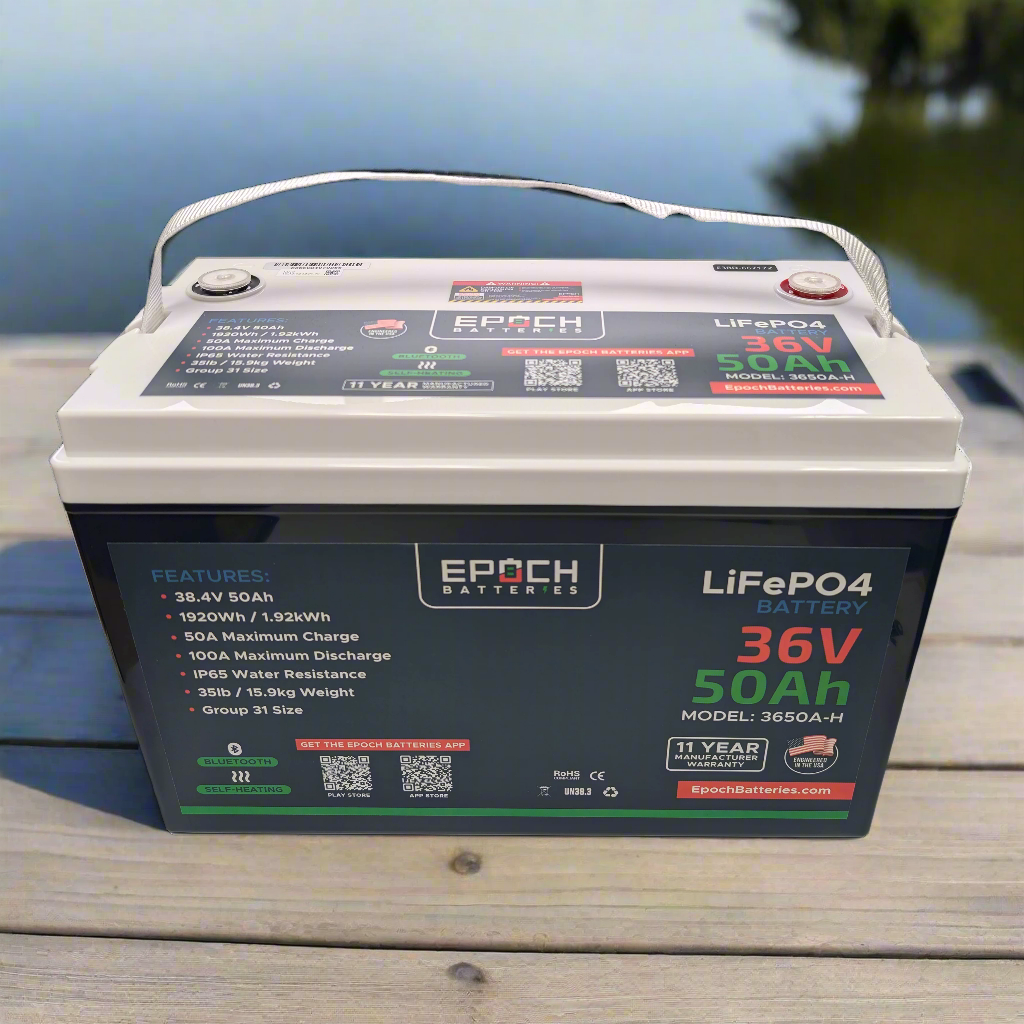 EPOCH 36V 50Ah Essential Series LiFePO4 Battery (1.92kWh) – image 2