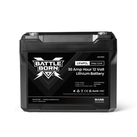 Battle Born 30Ah 12V LiFePO4 Deep Cycle Battery – Base Series