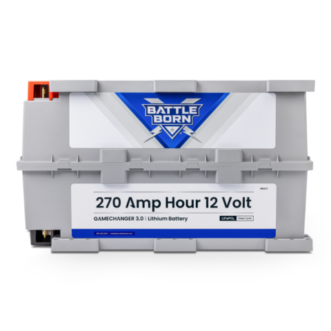 Battle Born 270Ah 12V GC3 LiFePO4 Deep Cycle Batteries