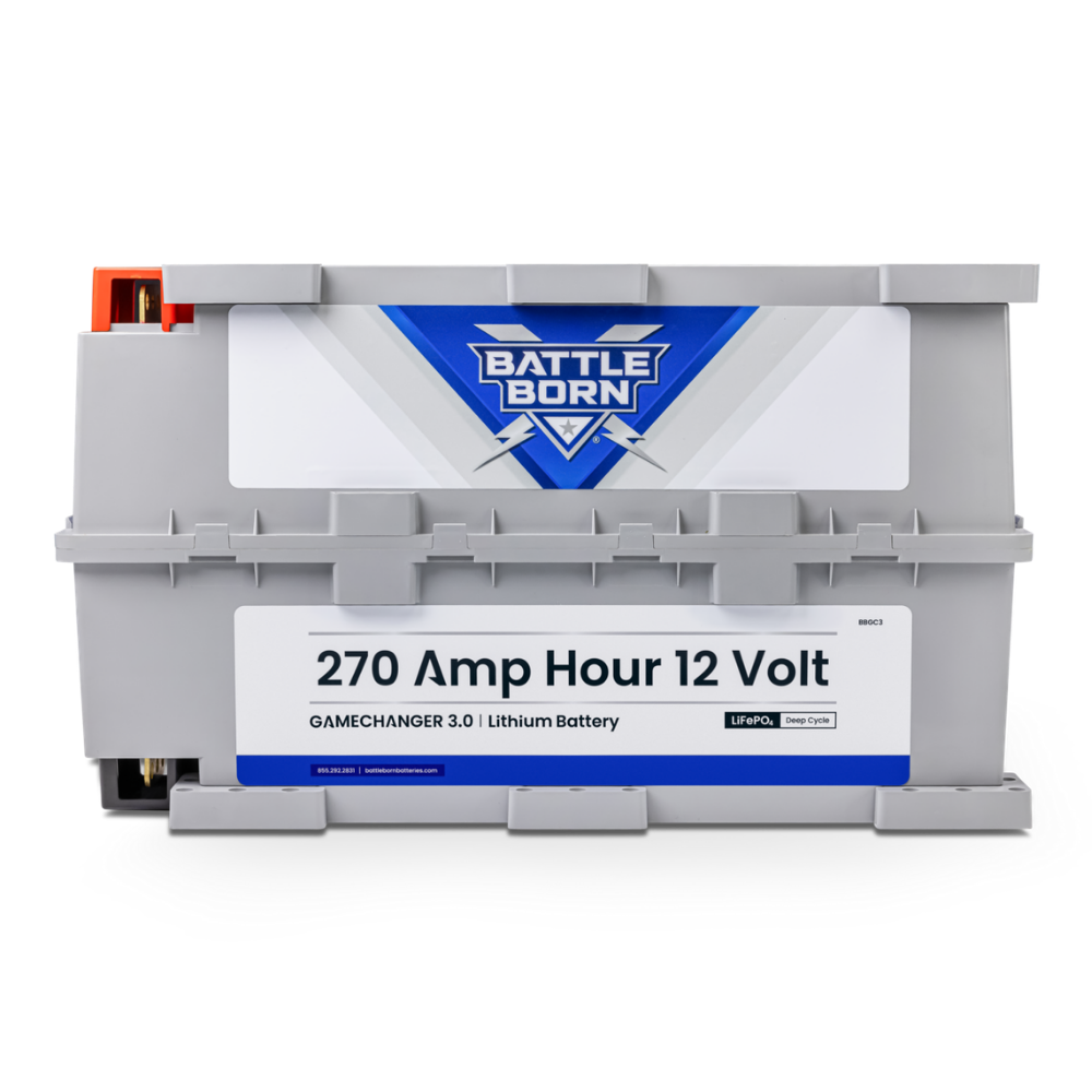 Battle Born 270Ah 12V GC3 LiFePO4 Deep Cycle Batteries
