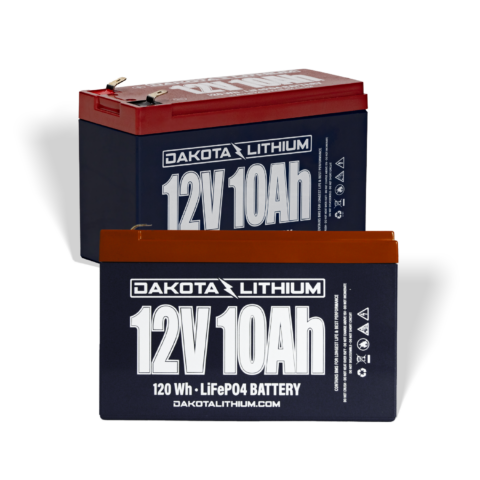 Dakota Lithium 12V 10Ah LiFePO4 Battery Twin Pack
