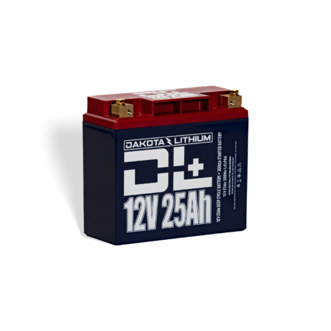 Dakota Lithium DL+ 12V 25Ah Dual Purpose 300 CCA LiFePO4 Battery