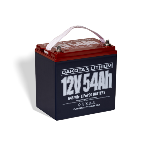 Dakota Lithium 12V 54Ah Deep Cycle LiFePO4 Electronics Battery
