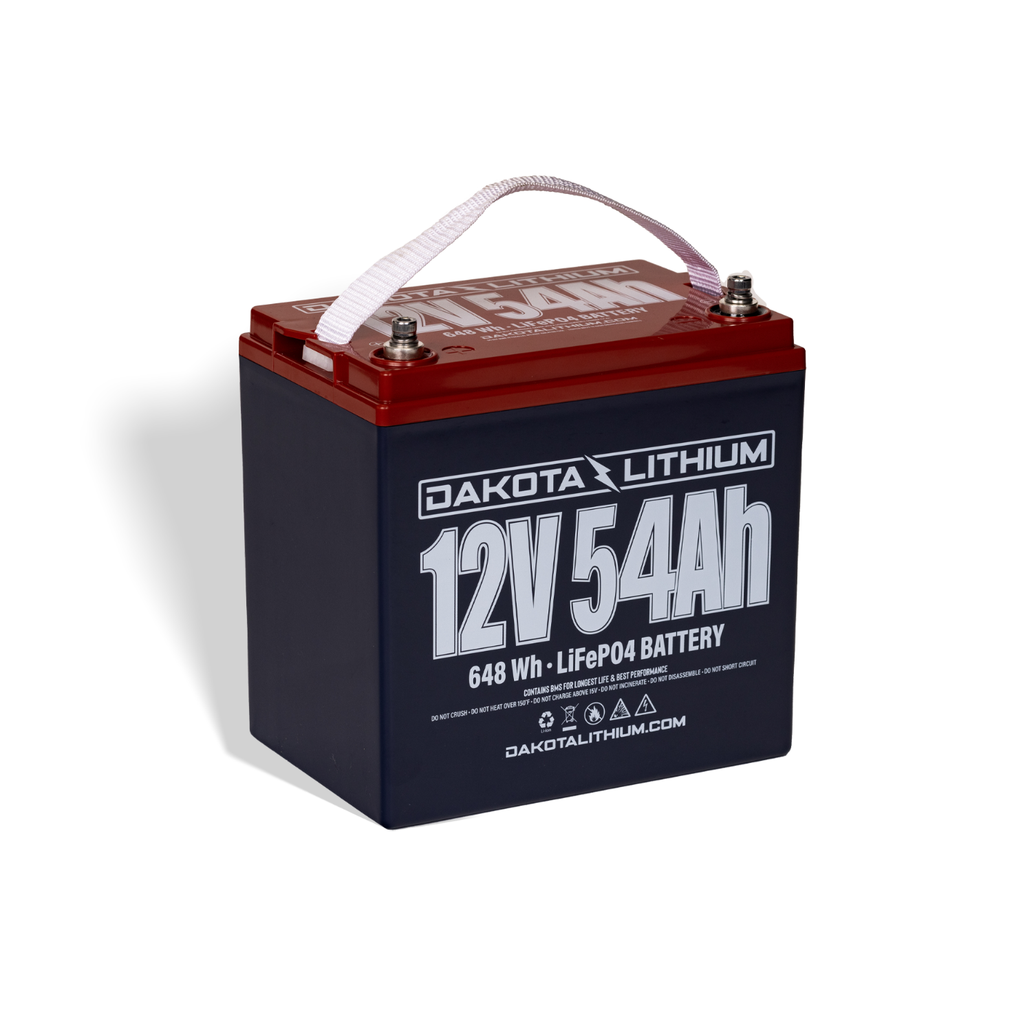 Dakota Lithium 12V 54Ah Deep Cycle LiFePO4 Electronics Battery