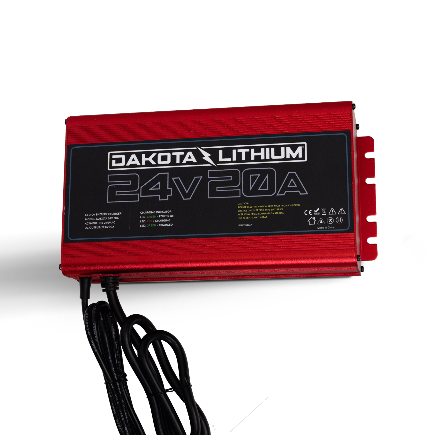 Dakota Lithium Ultra Fast 24V 20A Waterproof LiFePO4 Onboard Battery Charger – image 2