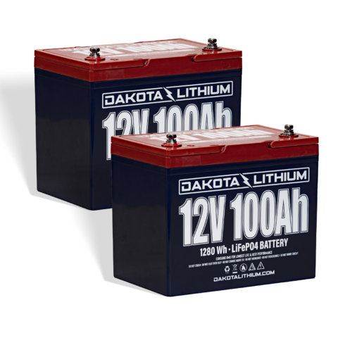 Dakota Lithium 24V 100Ah Deep Cycle Trolling Motor Battery Set