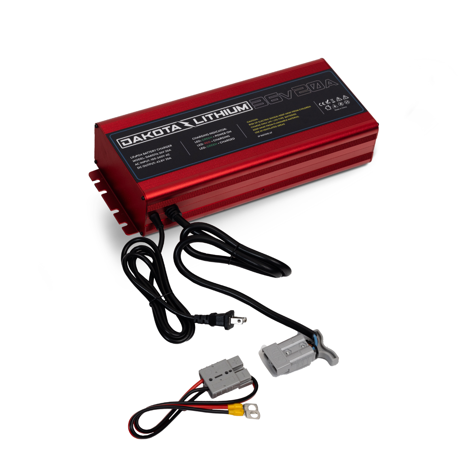 Dakota Lithium Ultra Fast 36V 20A Waterproof LiFePO4 Onboard Battery Charger