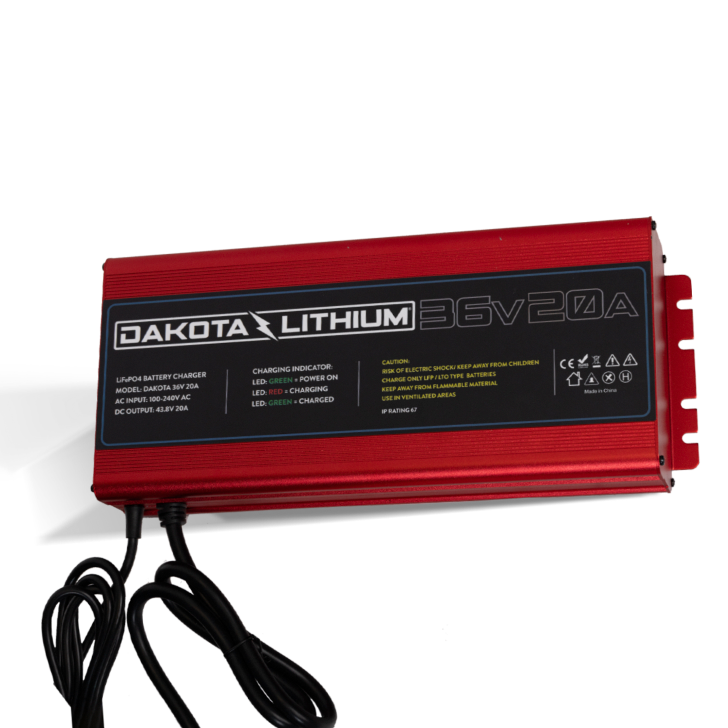 Dakota Lithium Ultra Fast 36V 20A Waterproof LiFePO4 Onboard Battery Charger – image 2