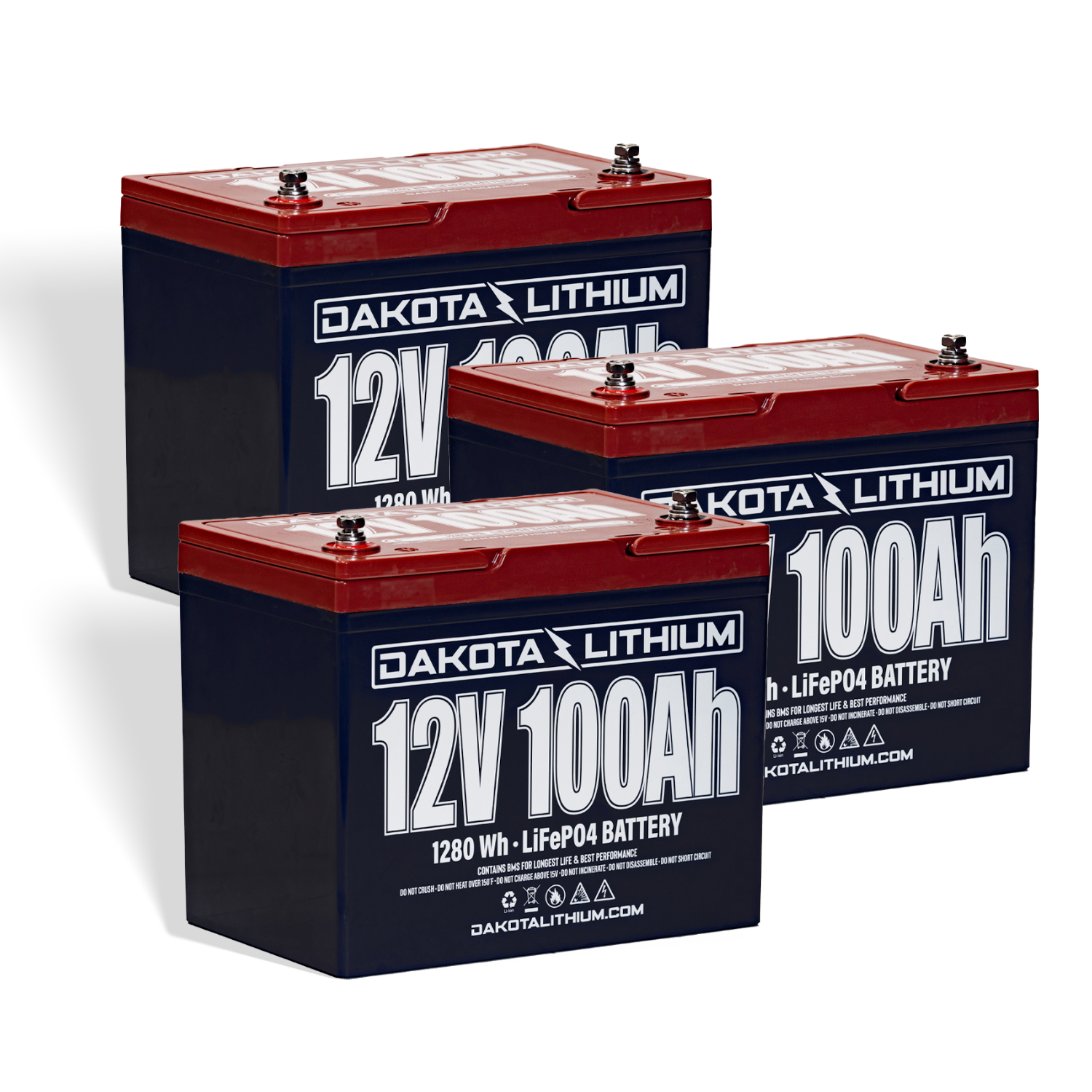 Dakota Lithium 36V 100Ah Deep Cycle Trolling Motor Battery Set