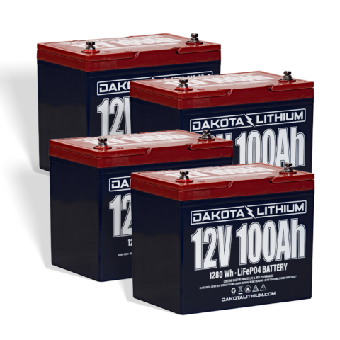 Dakota Lithium 48V 100Ah Deep Cycle LiFePO4 Battery Set