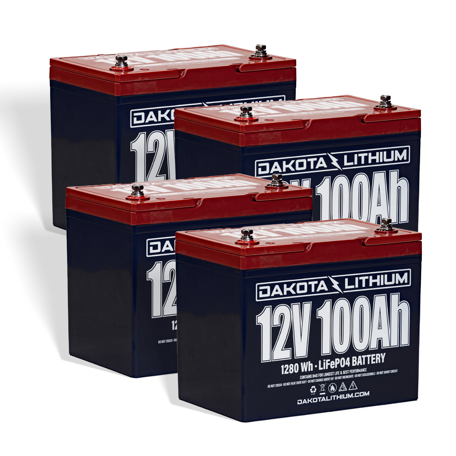 Dakota Lithium 48V 100Ah Deep Cycle LiFePO4 Battery Set