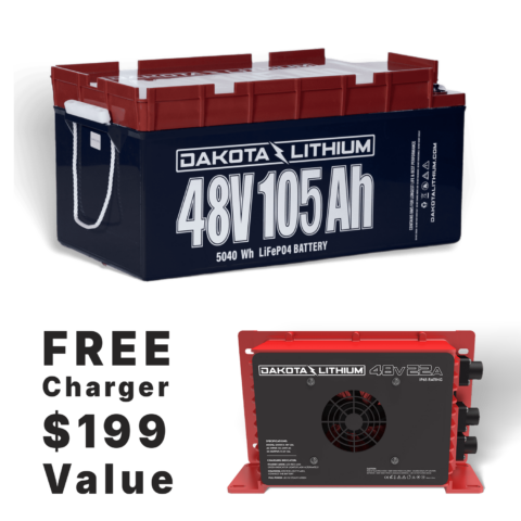 Dakota Lithium 48V 105Ah Deep Cycle LiFePO4 Battery
