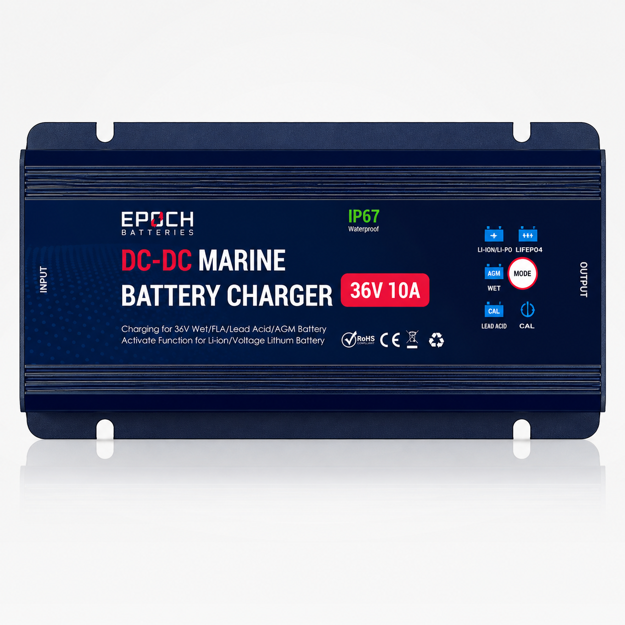 EPOCH 12V to 36V Marine DC-to-DC Charger – Charge on the Run