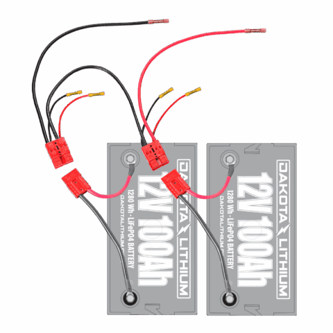 Dakota Lithium 24 Volt Trolling Motor Connection Kit (With On Board Charging)