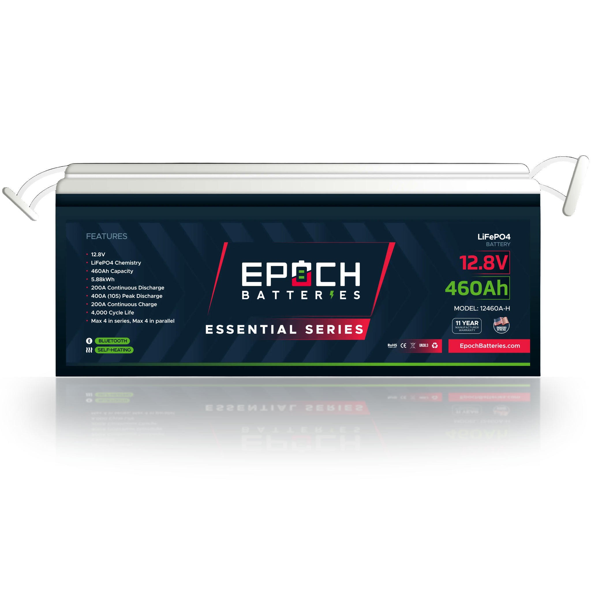 EPOCH 12V 460Ah Essential Series LiFePO4 Battery (5.89kWh)
