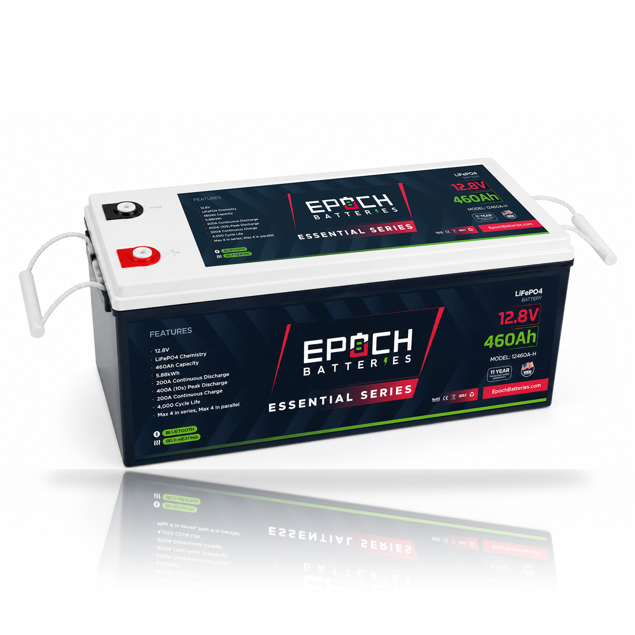 EPOCH 12V 460Ah Essential Series LiFePO4 Battery (5.89kWh) – image 3