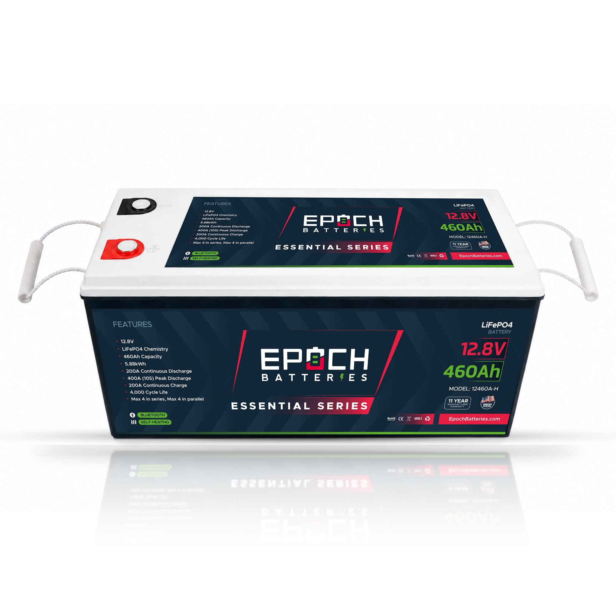 EPOCH 12V 460Ah Essential Series LiFePO4 Battery (5.89kWh) – image 2