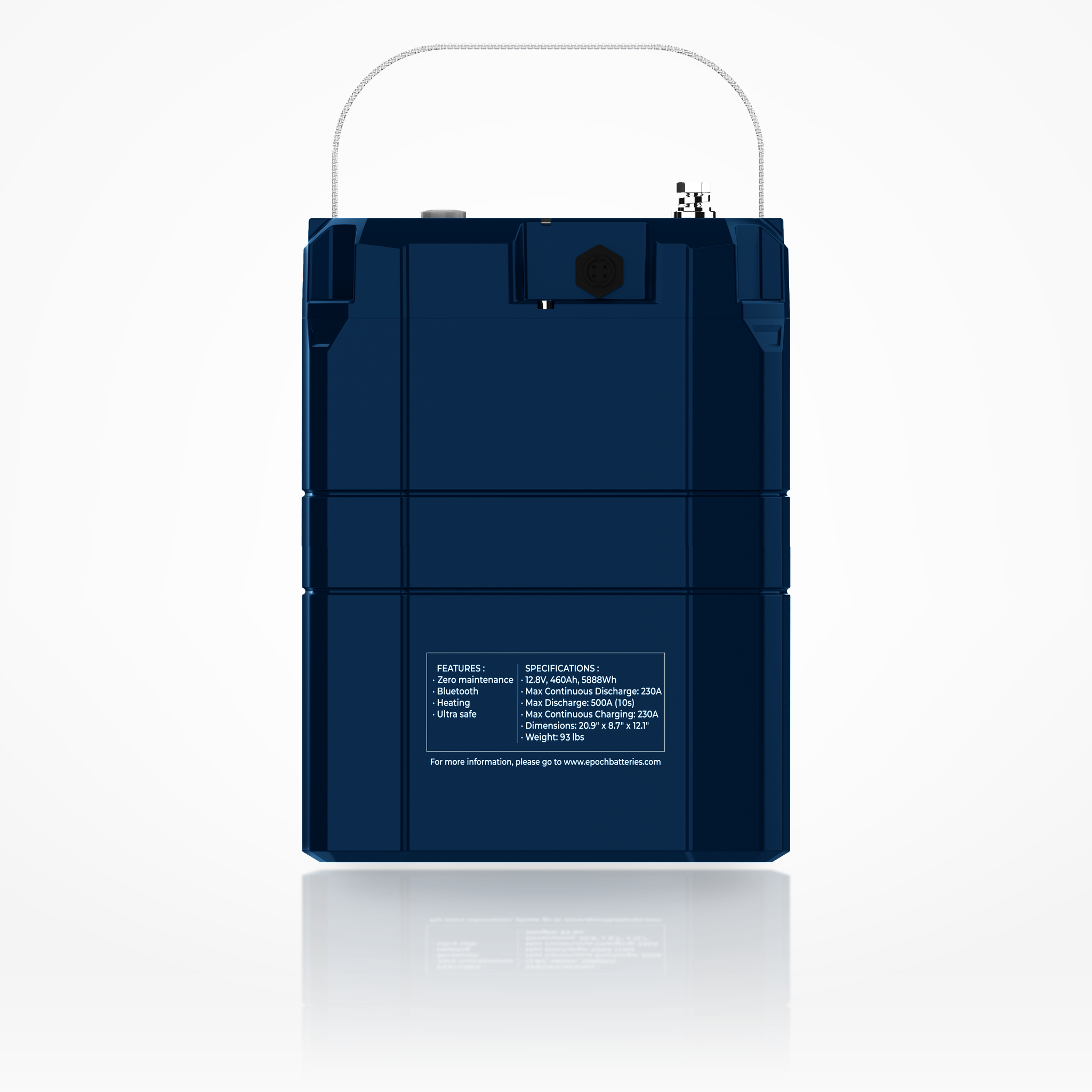 EPOCH 12V 460Ah V2-T Elite Series LiFePO4 Battery (5.89kWh) – image 4