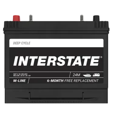 Interstate M-24M-MDC 12V Group 24M Dual Purpose Marine Battery – 400 CCA
