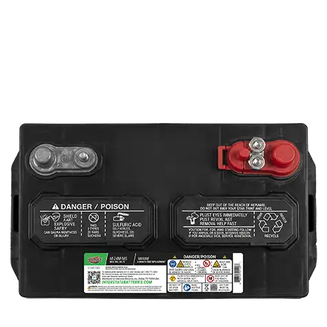 Interstate M-24MS 12V Group 24M Starting Marine Battery – 800 CCA – image 2