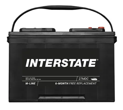 Interstate M-27HDC 12V Group 27M Starting Marine Battery – 675 CCA