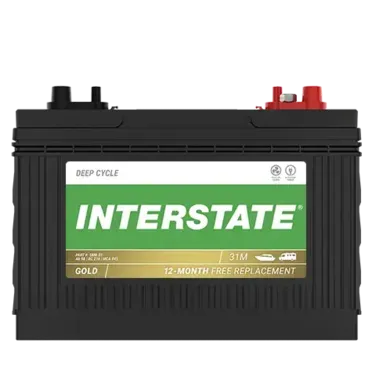 Interstate SRM-31 12V Group 31M Deep Cycle Marine Battery – 675 CCA